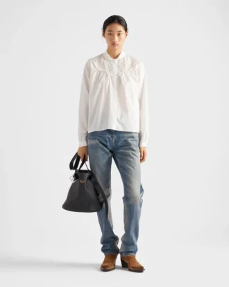 Tapered denimjeans