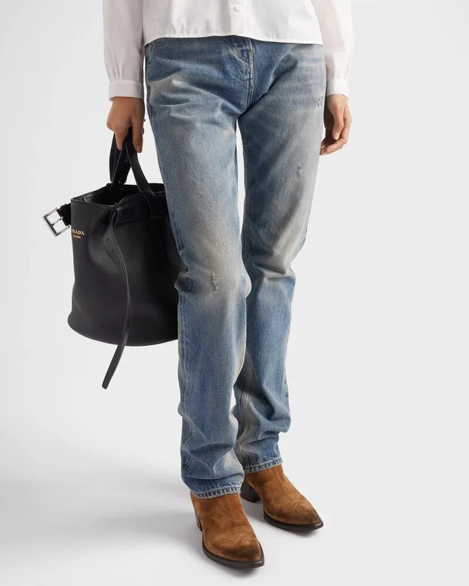 Tapered denimjeans Tapered denimjeans