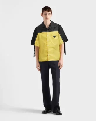 Timecapsule Re-Nylon-skjorta med fransar