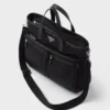 Tote-väska i Re-Nylon och Saffiano-läder
