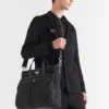 Tote-väska i Re-Nylon och Saffiano-läder