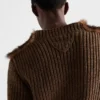 Tröja i ull och shearling Tröja i ull och shearling