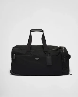 Trolley i Re-Nylon och Saffiano-läder