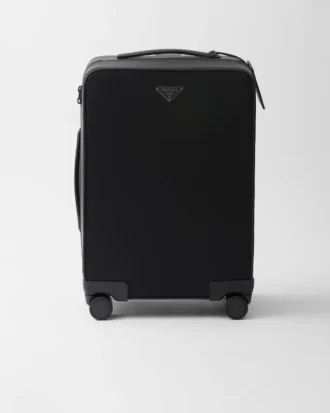 Trolley i Re-Nylon och Saffiano-läder