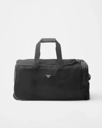 Trolley i Re-Nylon och Saffiano-läder
