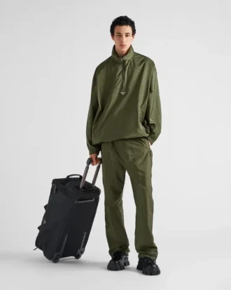Trolley i Re-Nylon och Saffiano-läder