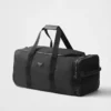 Trolley i Re-Nylon och Saffiano-läder Trolley i Re-Nylon och Saffiano-läder