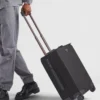 Trolley i Re-Nylon och Saffiano-läder Trolley i Re-Nylon och Saffiano-läder