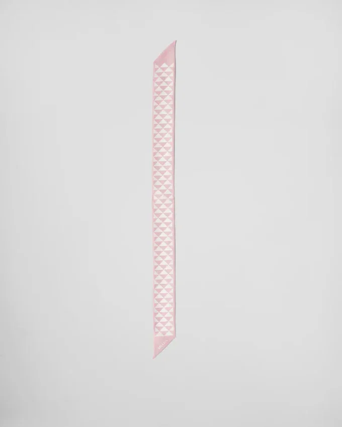 Tryckt silkeslips Tryckt silkeslips