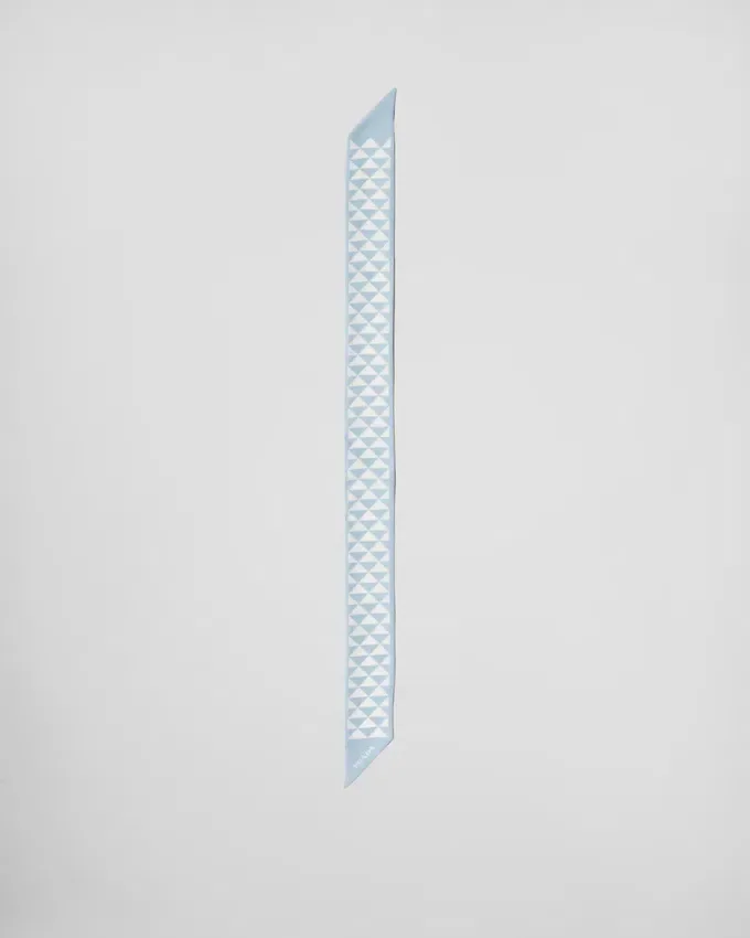 Tryckt silkeslips Tryckt silkeslips