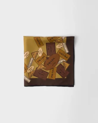 Tryckt twill-scarf 55 Tryckt twill-scarf 55