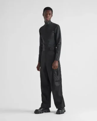 Turtleneck i stretchbomull Turtleneck i stretchbomull
