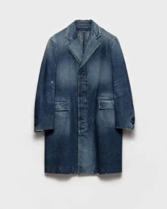 Tvättad denimkapp