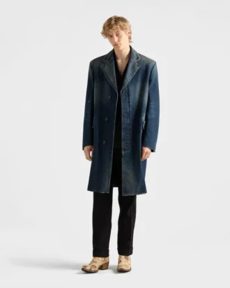 Tvättad denimkapp