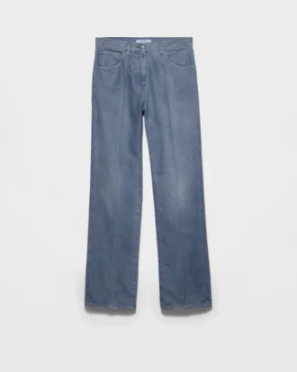 Tvättade denimjeans