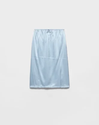 Underkjol i satin med vintage-look
