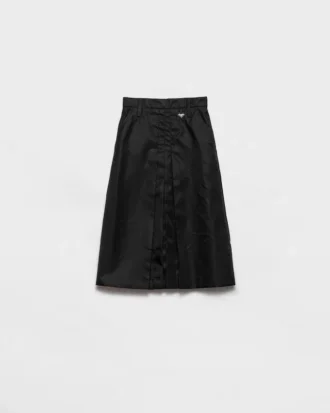 Utställd kjol i Re-Nylon