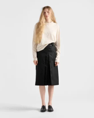 Utställd kjol i Re-Nylon