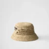 Virkad bucket hat