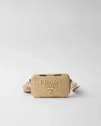 Virkad Prada Brique-väska