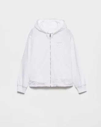 Vändbar jersey-hoodie