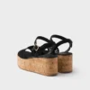 Väva sandaler med kilklack Väva sandaler med kilklack